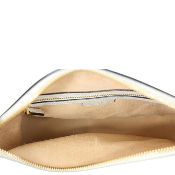 Gucci Horsebit 1955 Small GG Supreme Canvas Shoulder Bag White 645454 - Picture 13 of 15